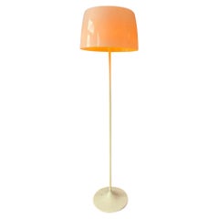 Mid-Century White Willem Hagoort Floor Lamp, 1970's
