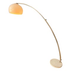 Vintage Mid Century GEPO Space Age Mushroom Arc Floor Lamp, 1970's