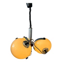 Vintage Dijkstra Space Age Pendant/Chandelier Retro Light Fixture, 1970s