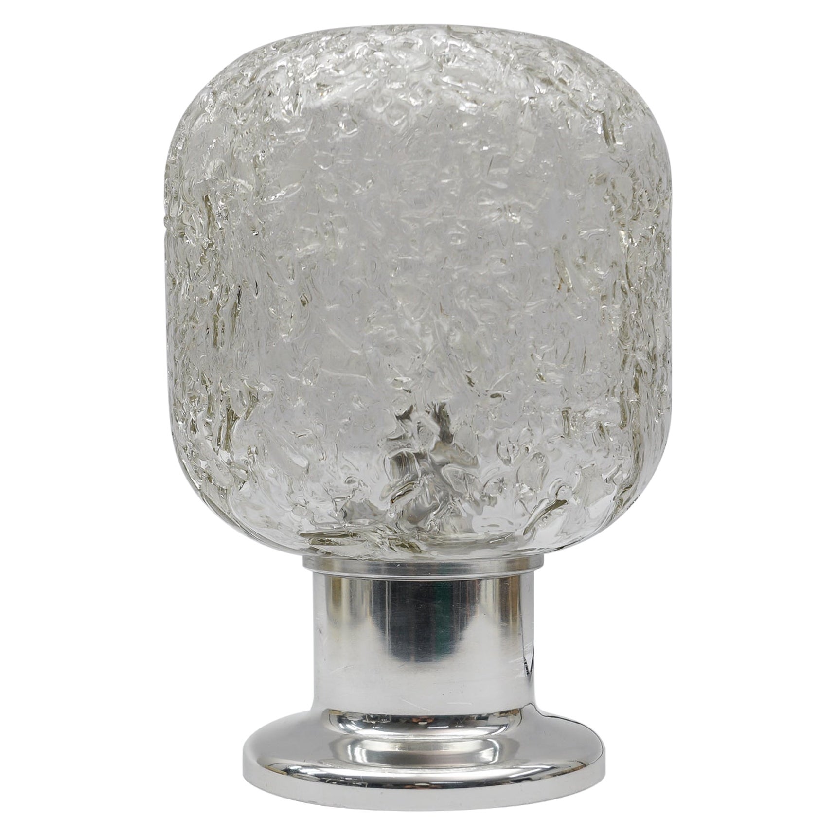 Lovely Mid-Century Modern Blown Murano Glass Table Lamp by DORIA, 1960s Germany