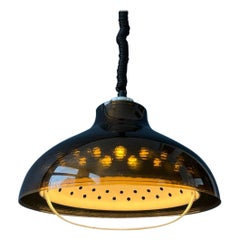 Acrylic Glass Mid Century Space Age UFO Pendant Lamp, 1970's