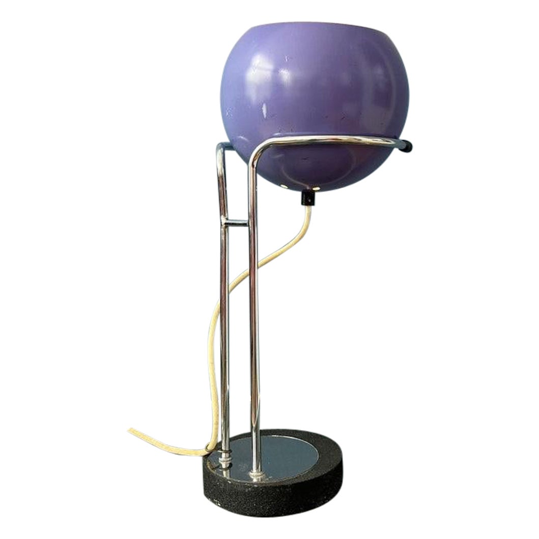Purple Herda Space Age Eyeball Desk Lamp, 1970's For Sale