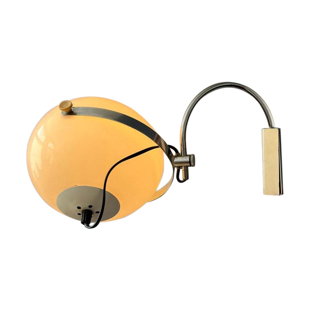 Vintage Space Age Anvia Mushroom Arc Wall Lamp, 1970s