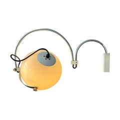 Vintage Anvia Double Arc Space Age Mushroom Wall Light, 1970s