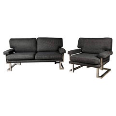 Mid Century Sofa & Armchair Valentino Mandarin Tim Bates Pieff Vintage Retro MCM