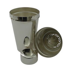 Art-Déco-Cocktailshaker mit Zitronengabel von Mappin & Webb