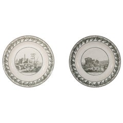 Assiettes architecturales françaises Coquerel et Le Gros