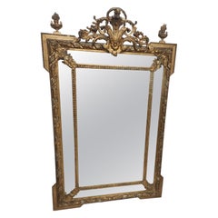 Antique Palatial Louis XV Style Mirror