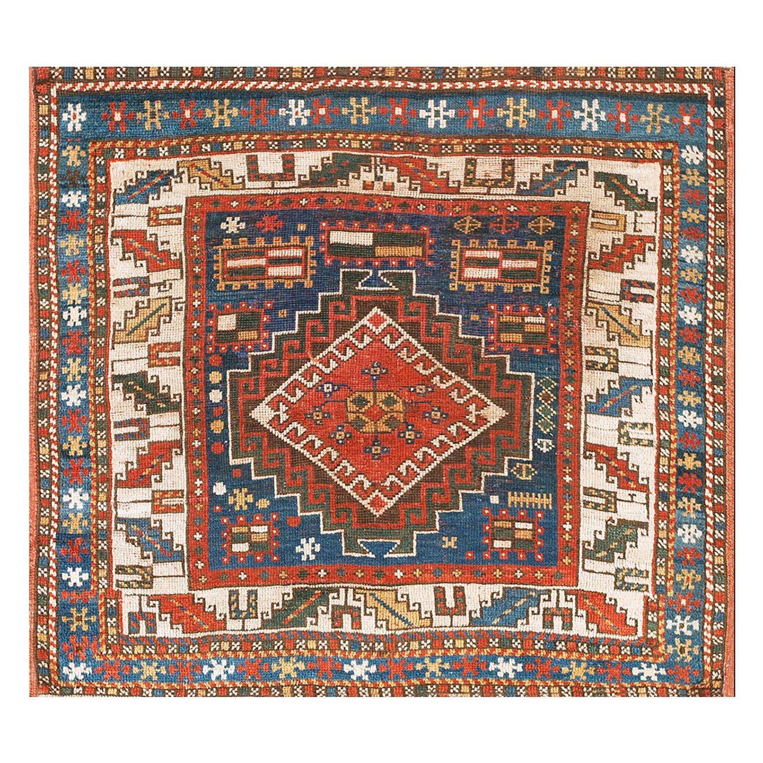 19th Century Caucasian Kazak Carpet