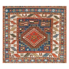 Tapis du Kazak caucasien du 19ème siècle