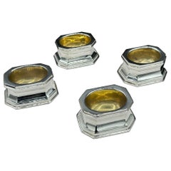 4 Sterling Silver, Tiffany & Co Silver Salts