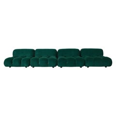Sofa „Camaleonda“ von Mario Bellini für B&B Italia aus smaragdgrünem Kord