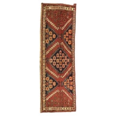 Antique Ersari Turkmen Torba Of Scarce Design, 2nd Half 19th Century
