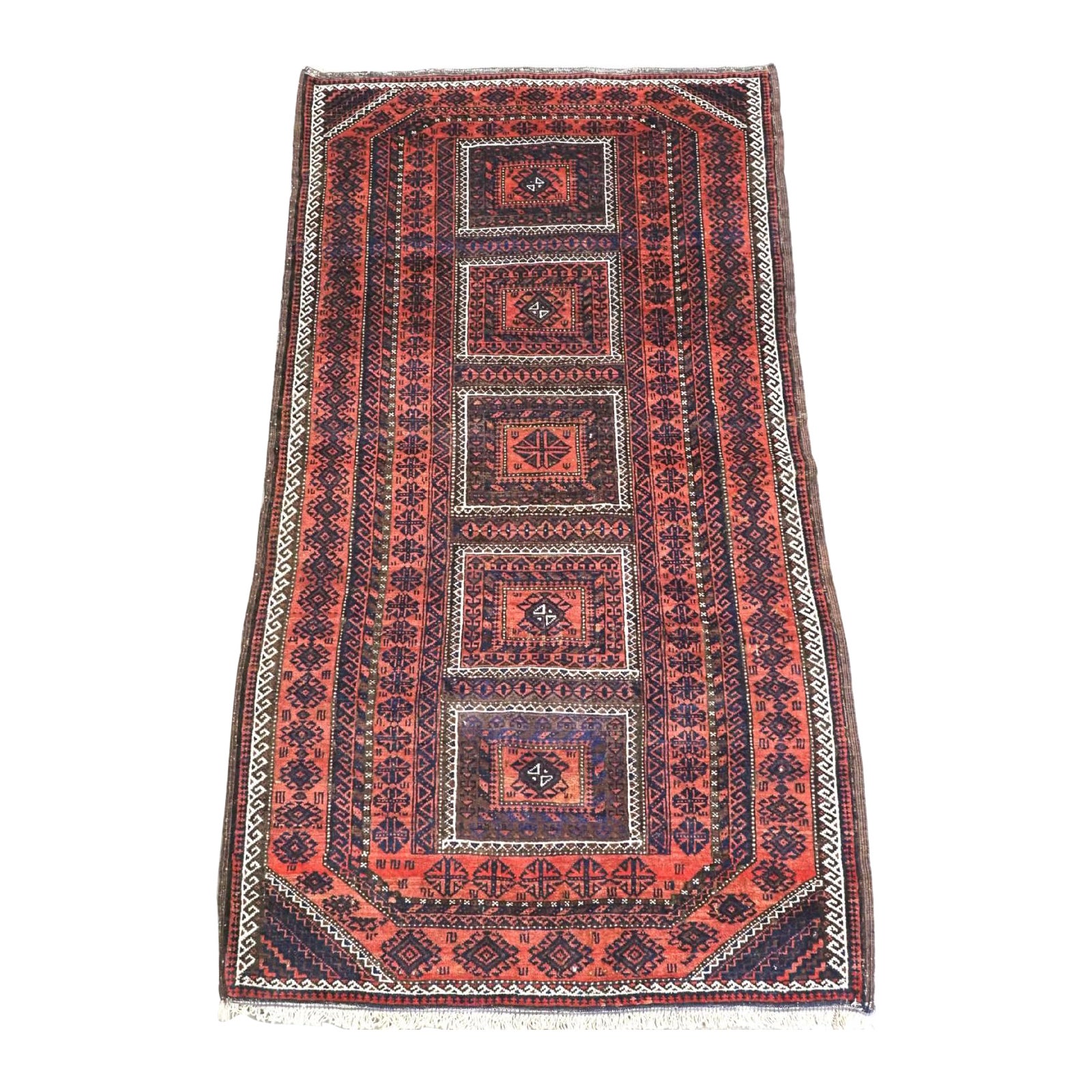 Tapis baluch Khani antique, provenance Khorasan, vers 1900