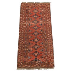 Antique Ersari Turkmen Rug Of Rare Form, Great Study Item, Circa 1850 Or Earlier