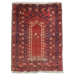 Antique Turkmen Prayer Rug, Probably Kizil Ayak, Circa 1850 Or Earlier