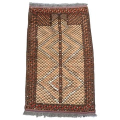 Antique Kizil Ayak Turkmen Prayer Rug Of Scarce Design, Circa 1900/20