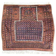 Tapis de prière Timuri ancien, design « Dokhtar-E-Qazi », vers 1890