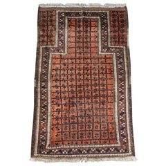 Antique Baluch Pryer Rug, Khorassan Region, Circa 1900
