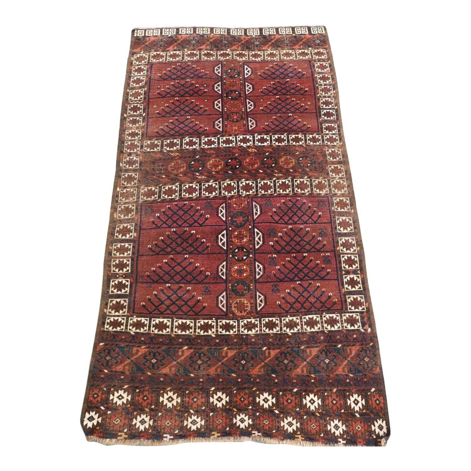Antique Ersari Turkmen Ensi Rug, Circa 1870 Or Earlier
