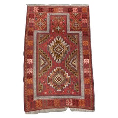 Antique Taimani Baluch Prayer Rug Of Unusual Design, Circa 1900/20