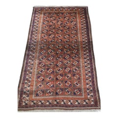 Vintage Baluch Rug, Khorasan Region, Circa 1900