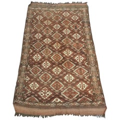 Antiker Turkmenischer Chodor-Teppich mit Ertmen Gul-Design, um 1880