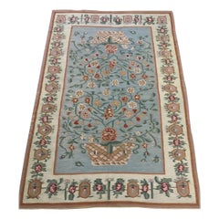 Antique Bessarabian Kilim, Beautiful Basket Design, Late 19th Century