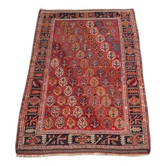 Antique Afshar Rug w/ Large Boteh Design, Circa 1880