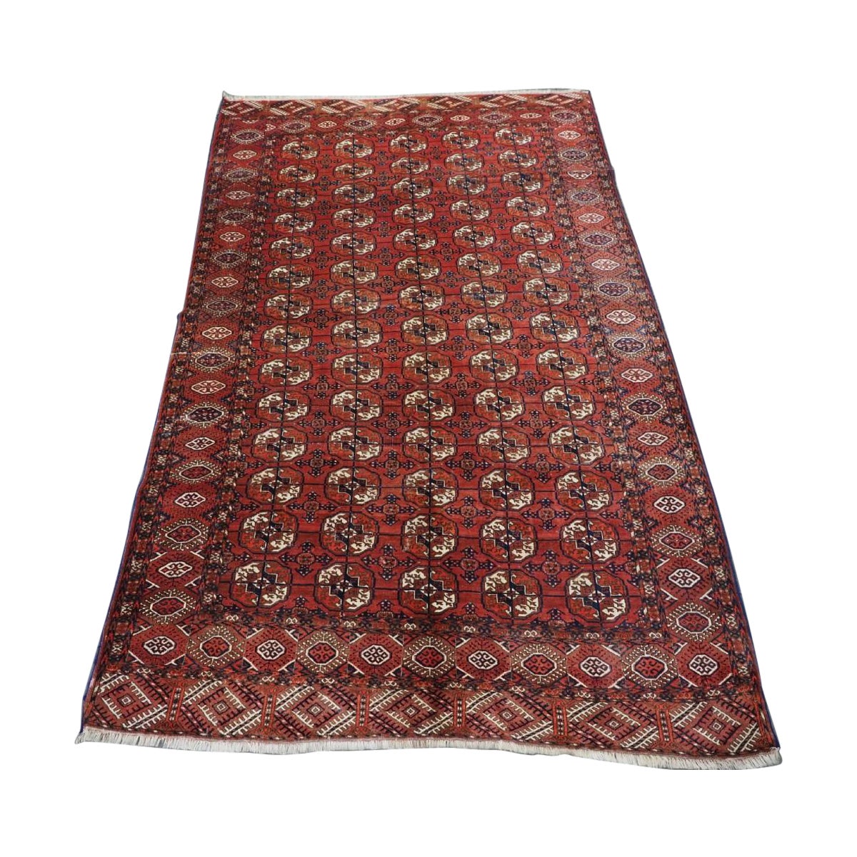 Tapis turc Tekke de petite taille, vers 1900