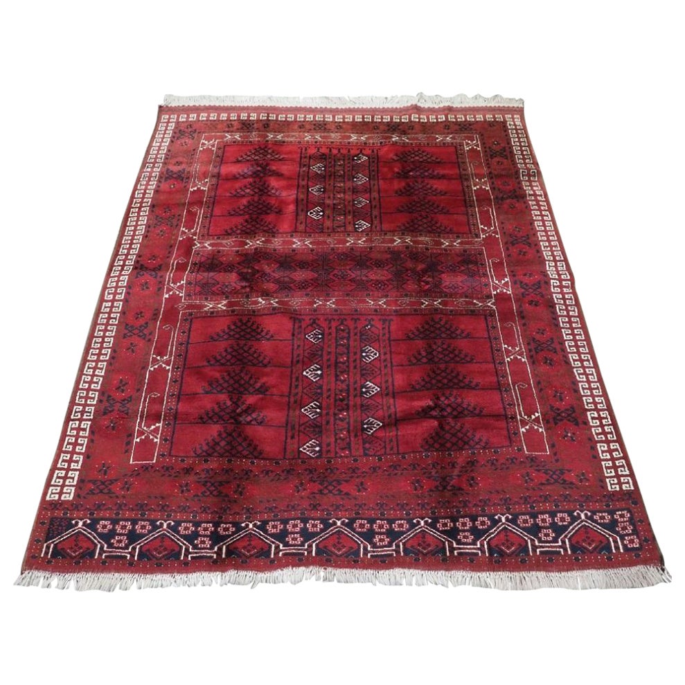 Old Afghan Purdah Ensi Hatchli Rug, Chakesh Village, Circa 1920