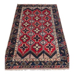 Vintage Hand Knotted Turkish Dosemealti Carpet, About 30 Years Old