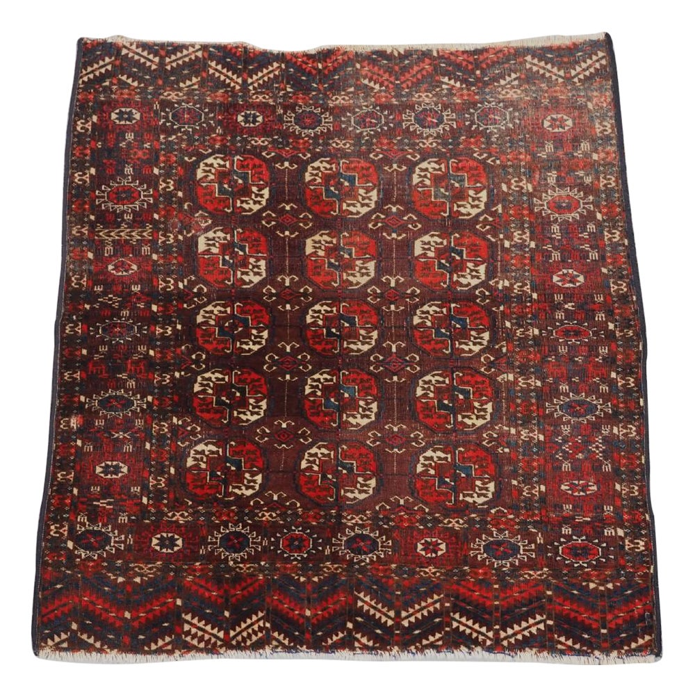 Atntque Tekke Turkmen Wedding Dowry Rug, Circa 1890