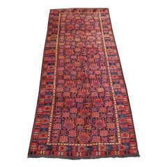 Tapis ancien Beshir Turkmen Kelleh de petite taille, Circa 1880