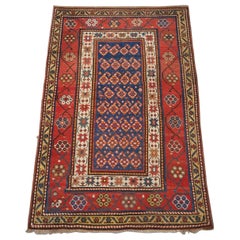 Antique Caucasian Rug with Repeat Small Boteh Design, Circa 1890