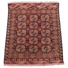 Antique Tekke Turkmen Wedding Rug, Circa 1900