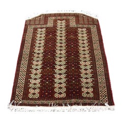 Old Yomut Turkmen Salatch, Teppich für Kinder mit Schöpfkelle, um 1920