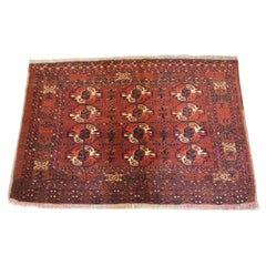 Antique Ersari Turkmen 12 Gul Chuval Face, Circa 1900