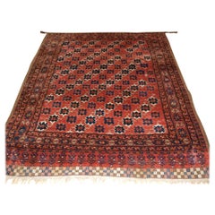Antique Afghan Ensi Door Hanging, Possibly Beshir Turkmen, Circa 1900