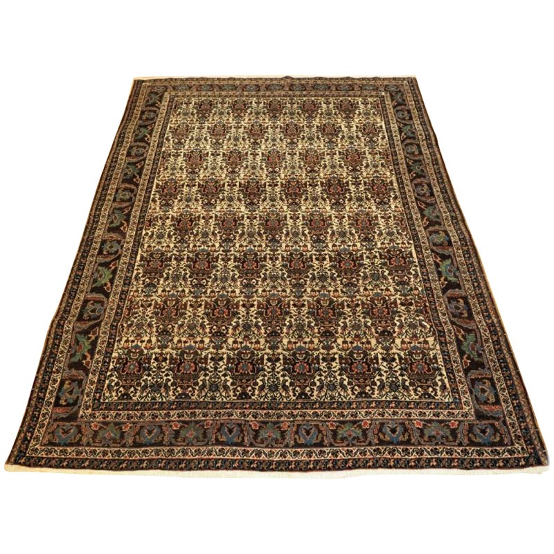 Antiker Abedeh-Teppich mit Zili Sultan-Design, um 1900 im Angebot