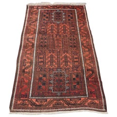 Antico tappeto Baluch, disegno tradizionale Yaquab Khani, Circa 1900