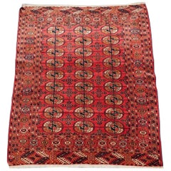 Antique Tekke Turkmen Wedding Dowry Rug, Circa 1900