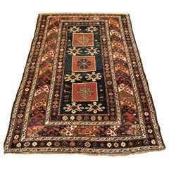 Antique Caucasian Kuba Region Karagashli Rug, Circa 1900