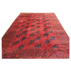 Alfombra antigua de aldea afgana, circa 1920