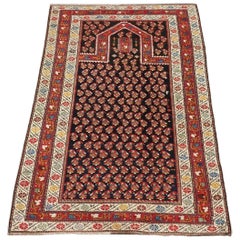 Antique Caucasian Dagestan Prayer Rug with Small Boteh Design, Circa 1890