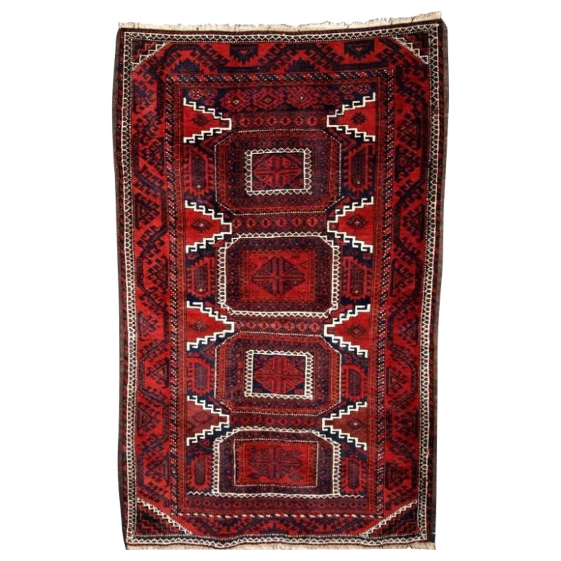 Antique Baluch Rug, Circa 1900 For Sale