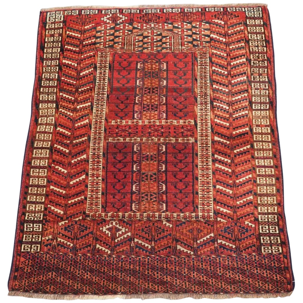 Antique Tekke Turkmen 'Ensi' Door Rug, Circa 1880 For Sale
