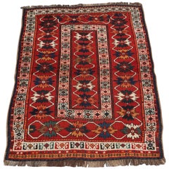 Tapis kurde du Sud du Caucase ancien, design intéressant, vers 1920