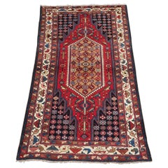 Antico tappeto Mazlahan con medaglione a fondo cammello, CIRCA 1900/20