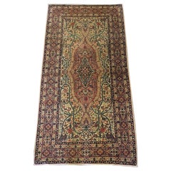 Antigua Alfombra Turca Sivas De Diseño Clásico De Medallón, Circa 1900